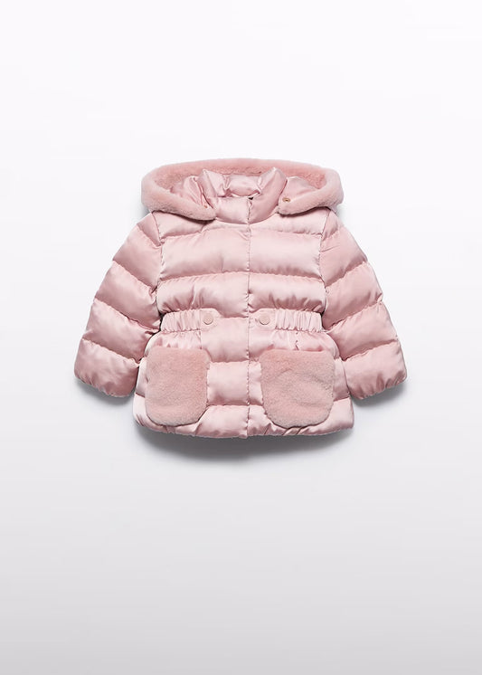 Abel & Lula Baby Girl Satin Coat
