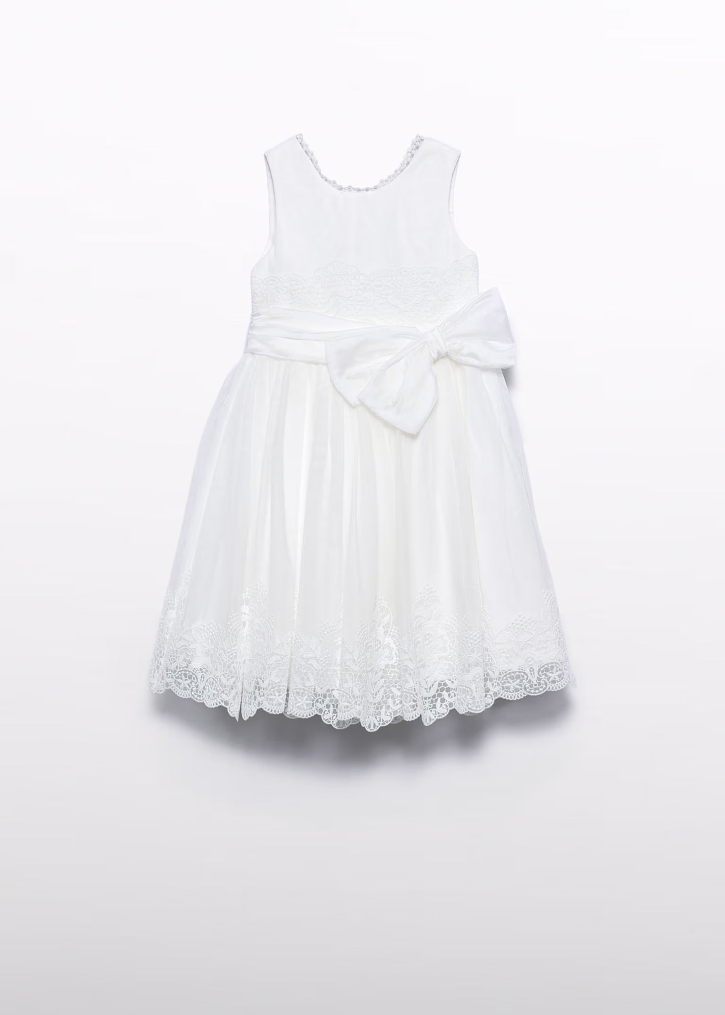 Abel & Lula Girl Embroidered Tulle Dress