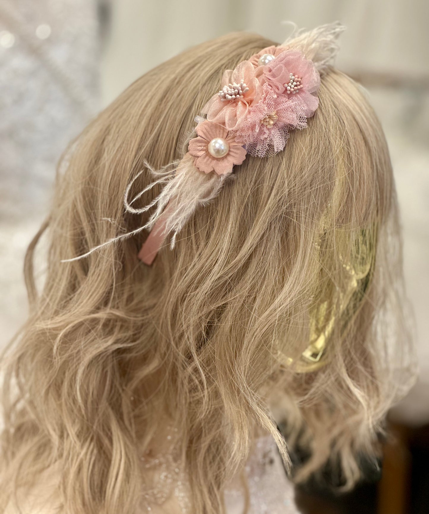 Pink Floral Headband