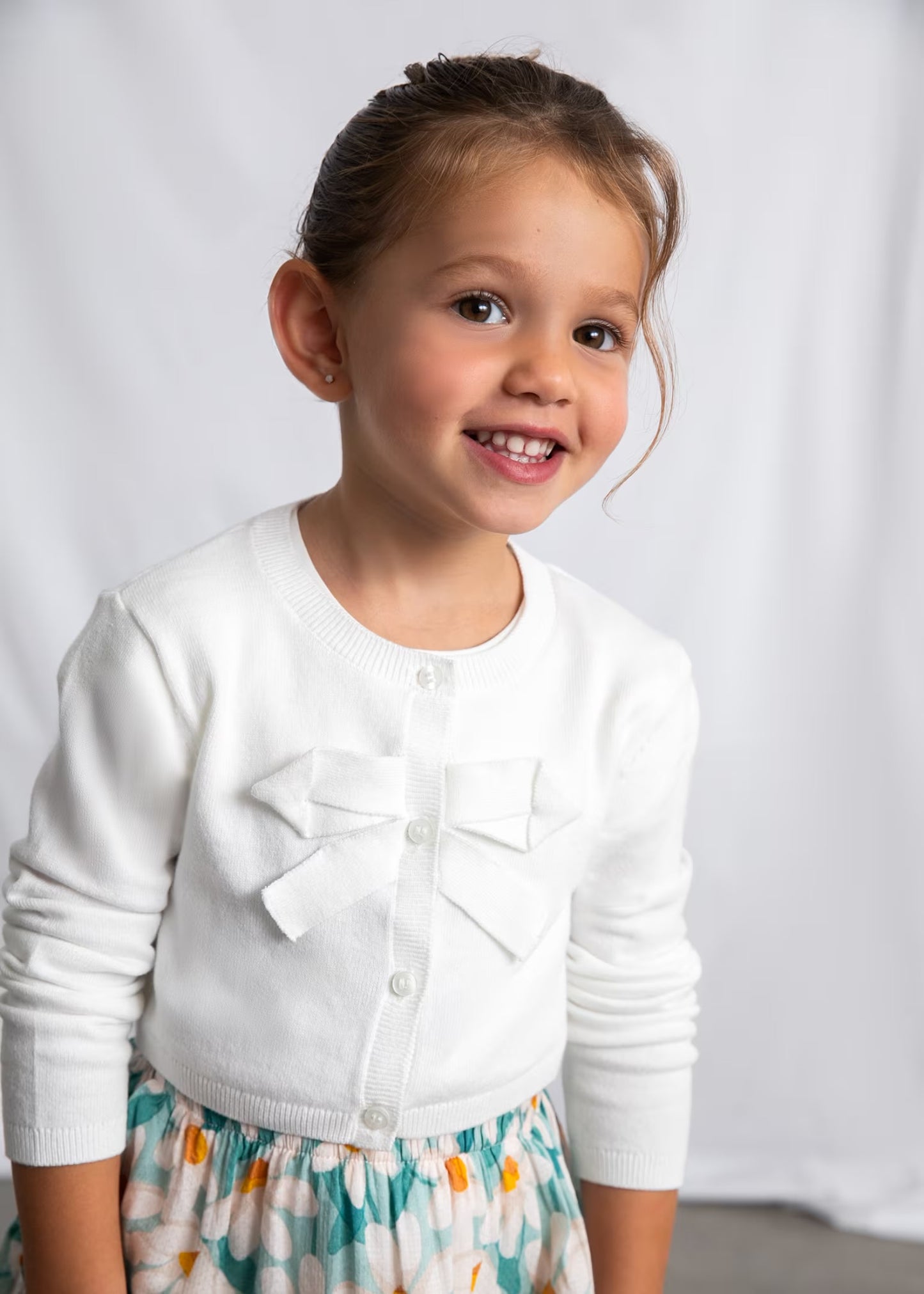 Mayoral Girl Knit Crop Cardigan