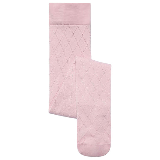 Abel & Lula Baby Girl Diamond Jacquard Tights