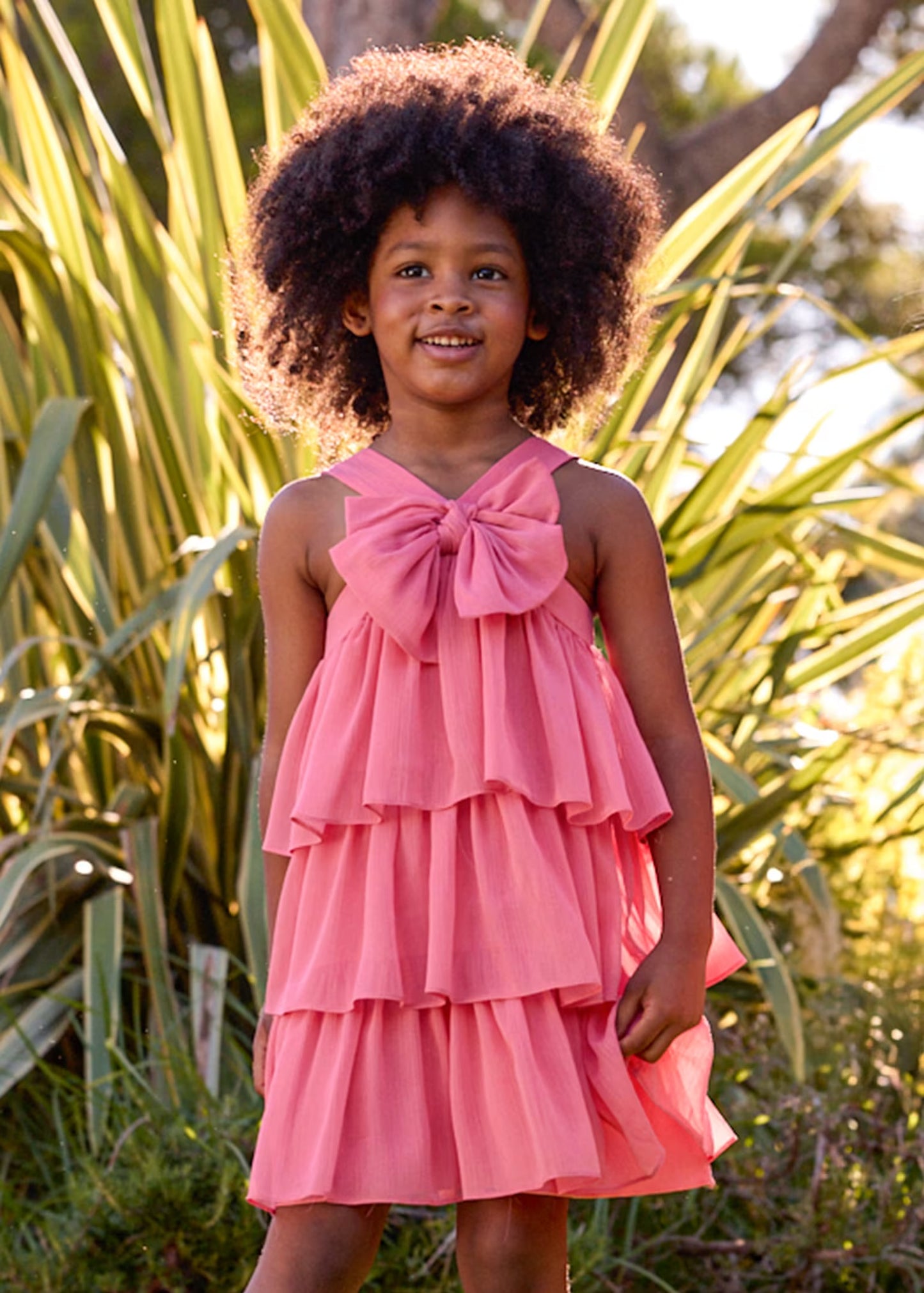 Mayoral Girl Ruffled Dress
