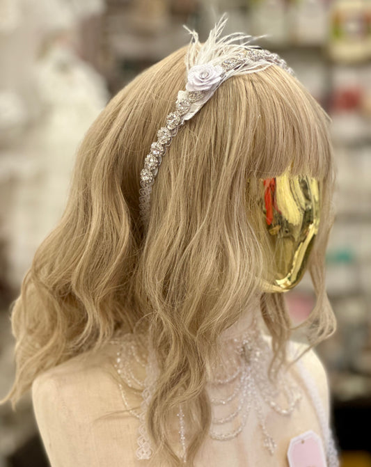 Girls Floral Rhinestone Headband