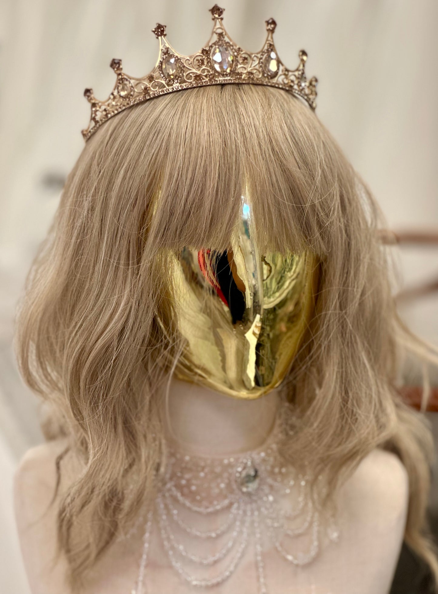 Gold Amber Tiara