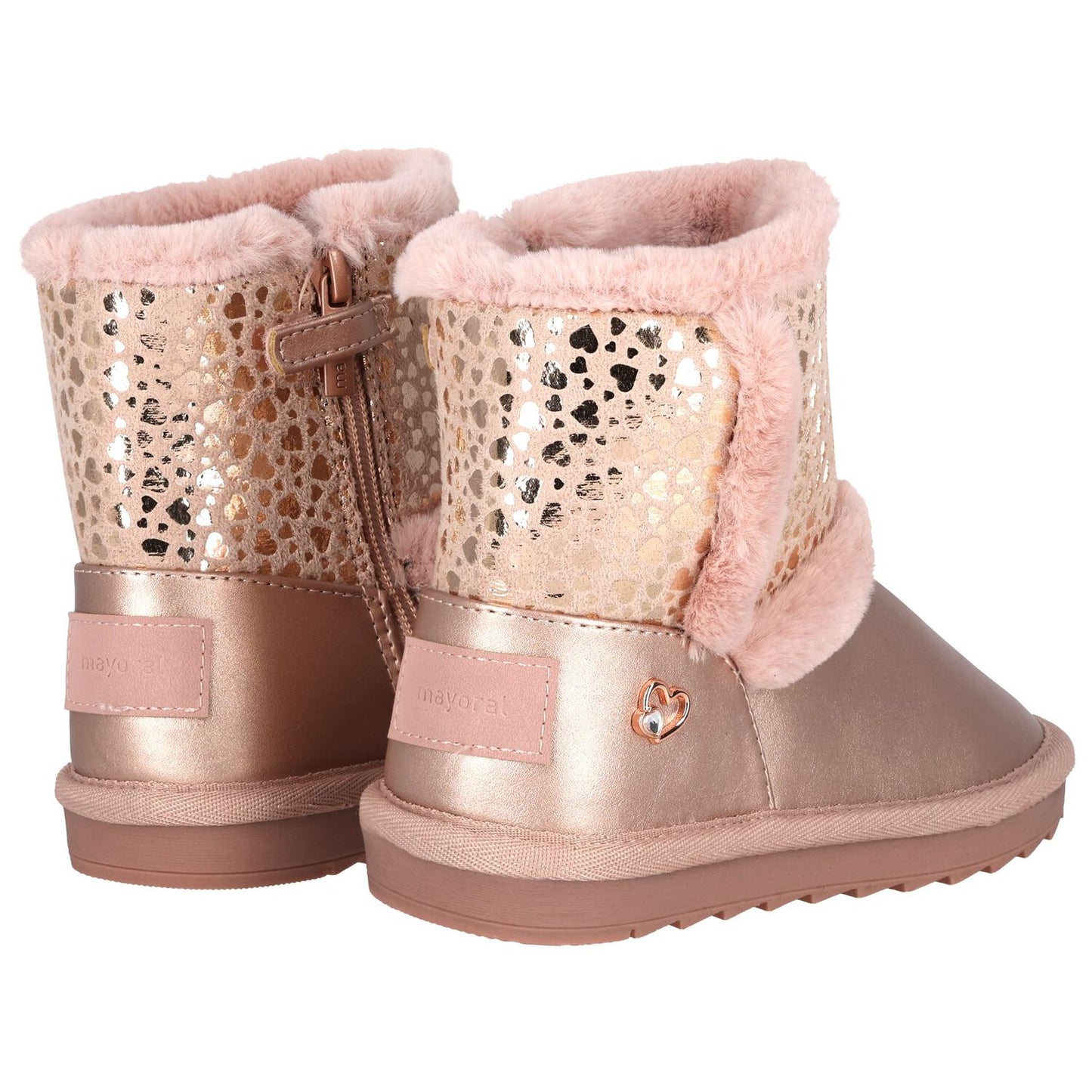 Mayoral Baby Faux Fur Lined Boots