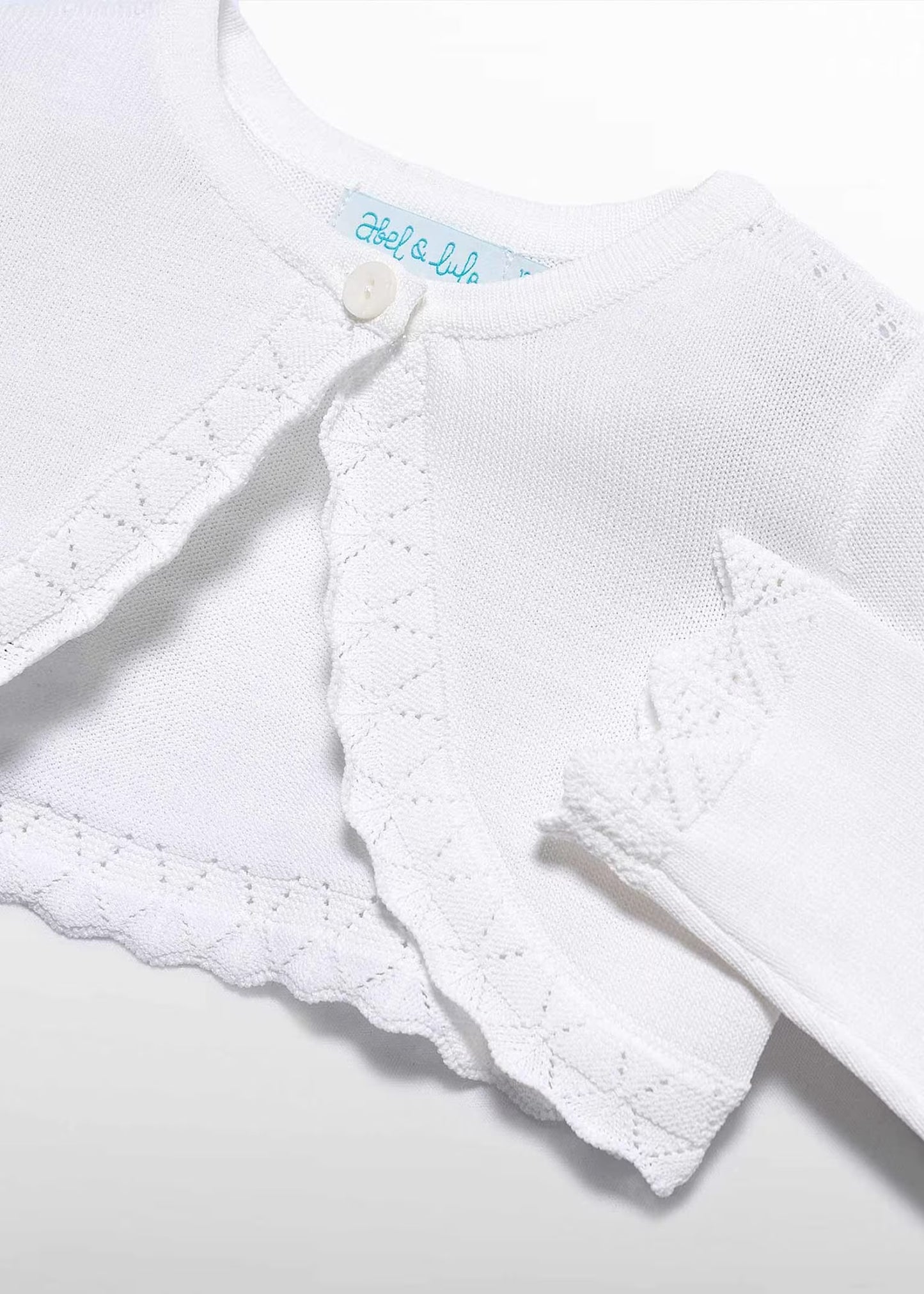 Abel & Lula Baby Knit Crop Cardigan