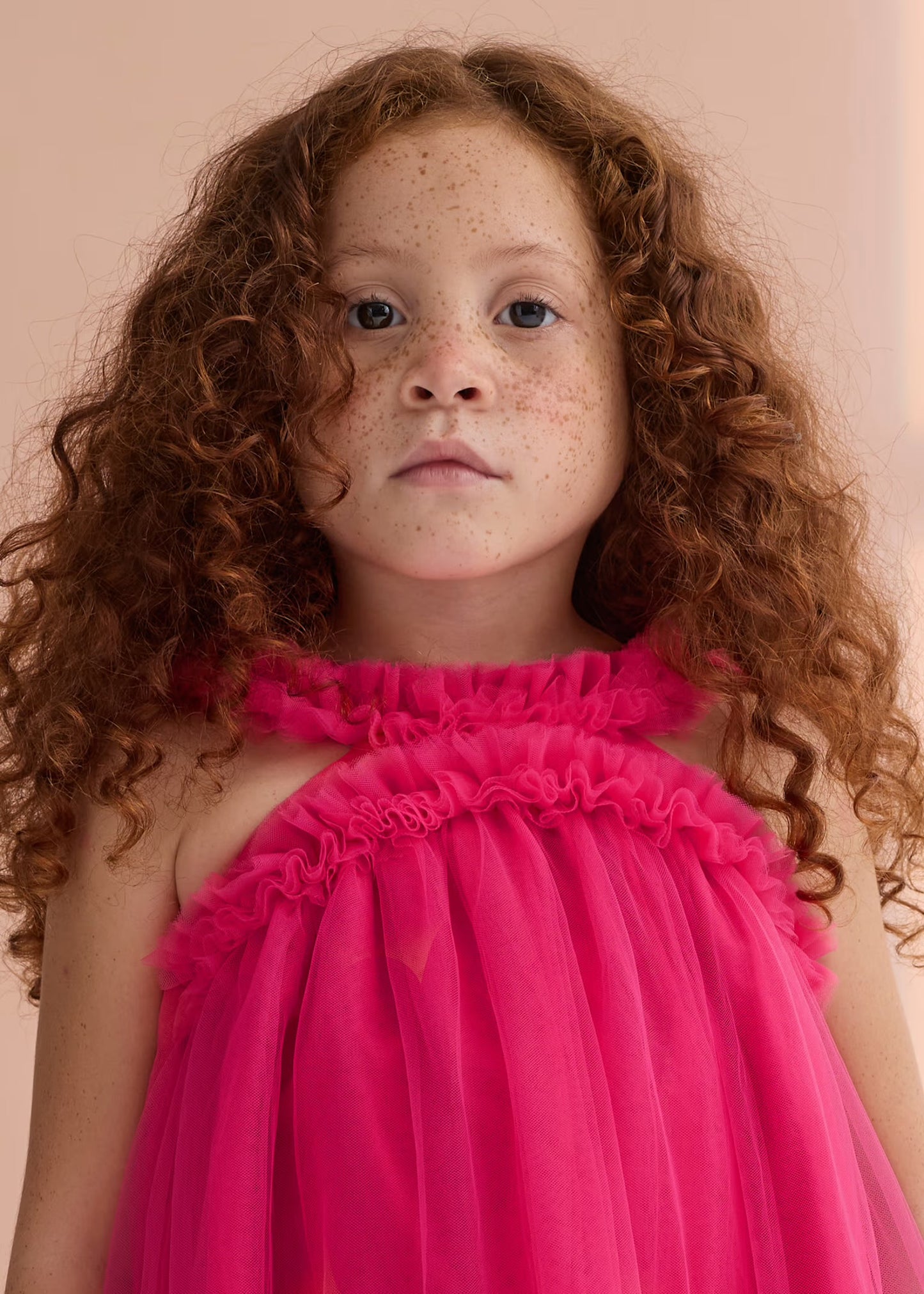 Abel & Lula Girl Ruffled Tulle Dress