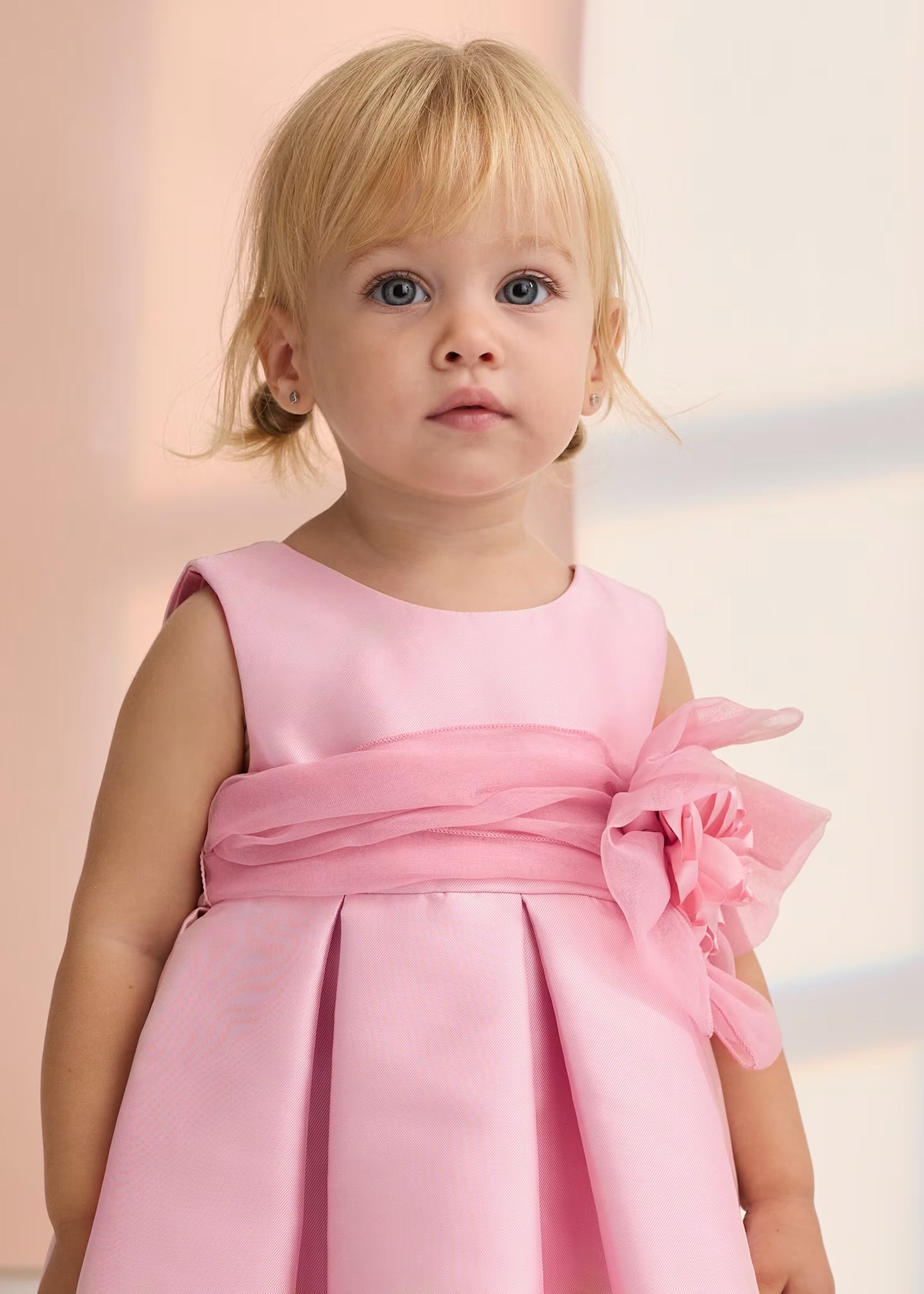 Abel & Lula Baby Mikado Silk Dress