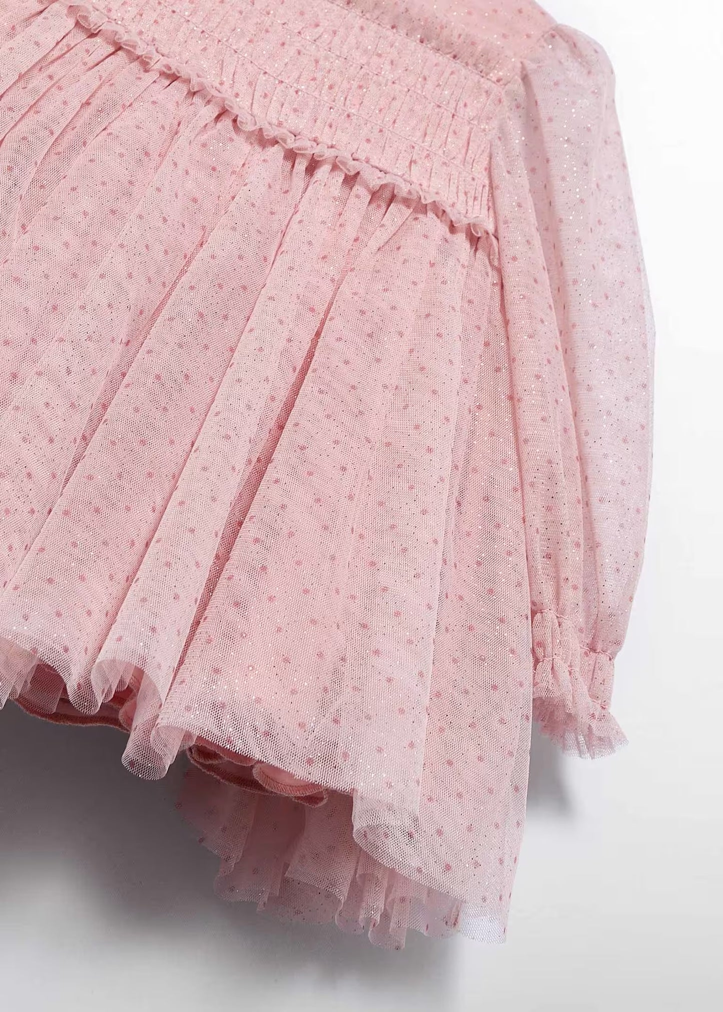 Abel & Lula Baby Girl Glitter Tulle Dress