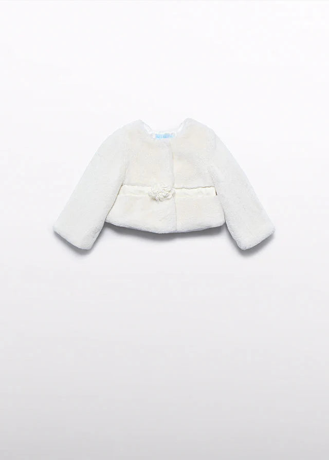 Abel & Lula Baby Girl Faux Fur Coat