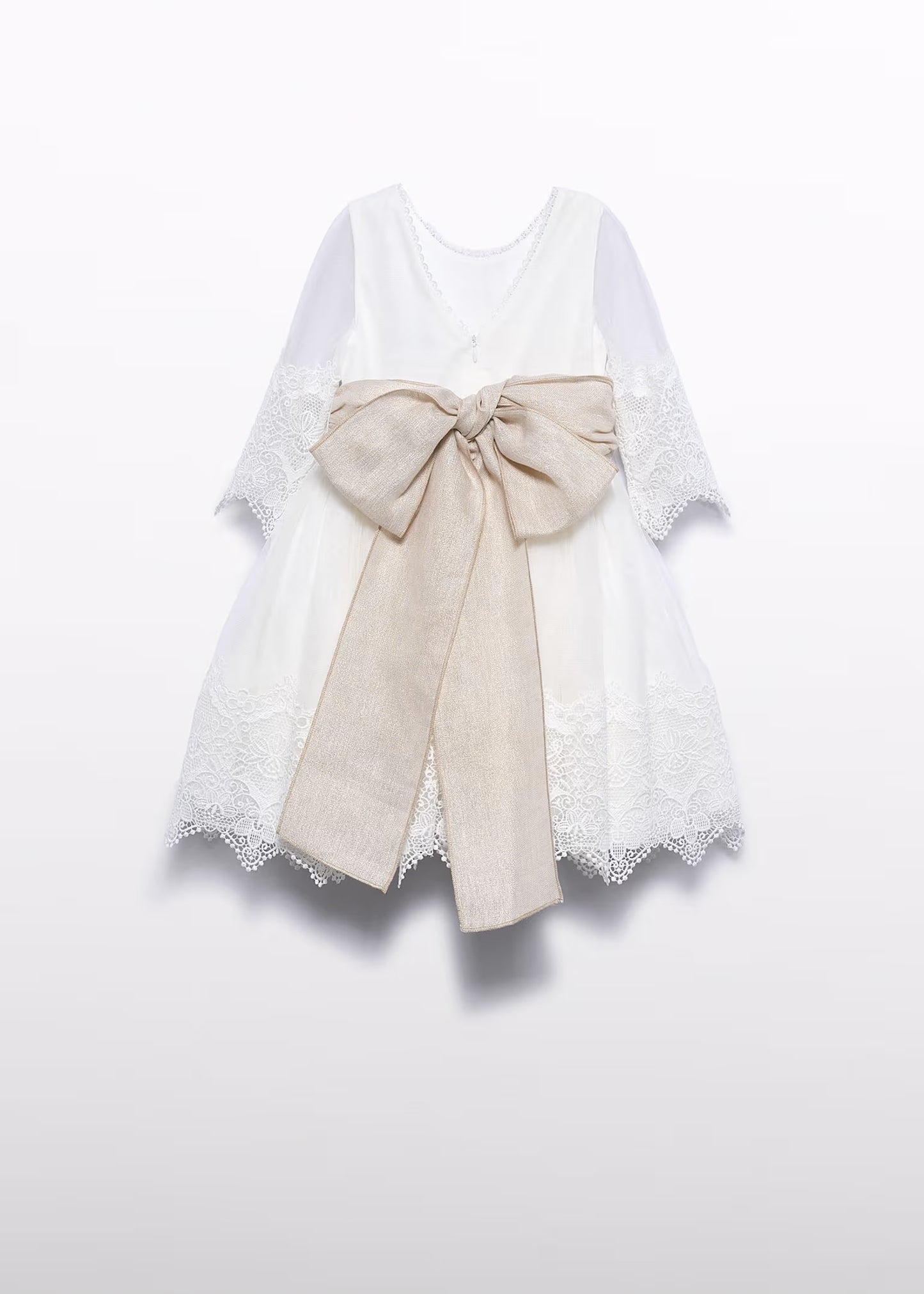 Abel & Lula Girl Embroidered Tulle Dress