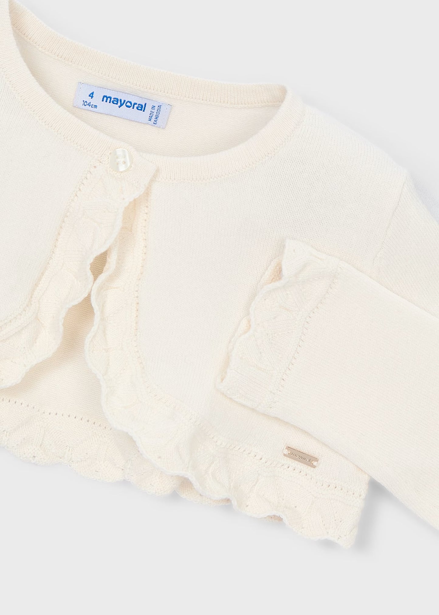 Mayoral Girl Knit Crop Cardigan