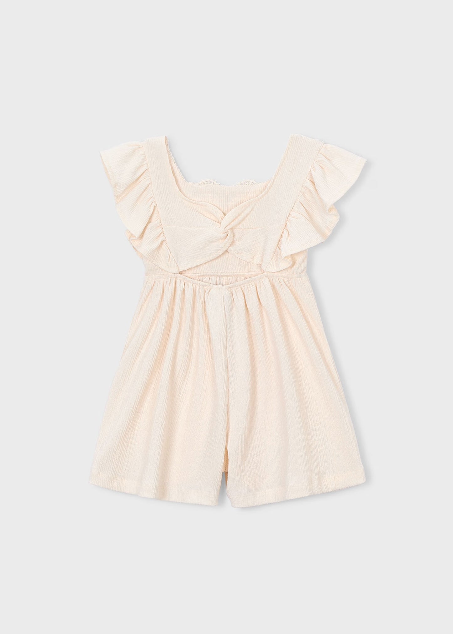 Mayoral Girl Knit Crochet Romper