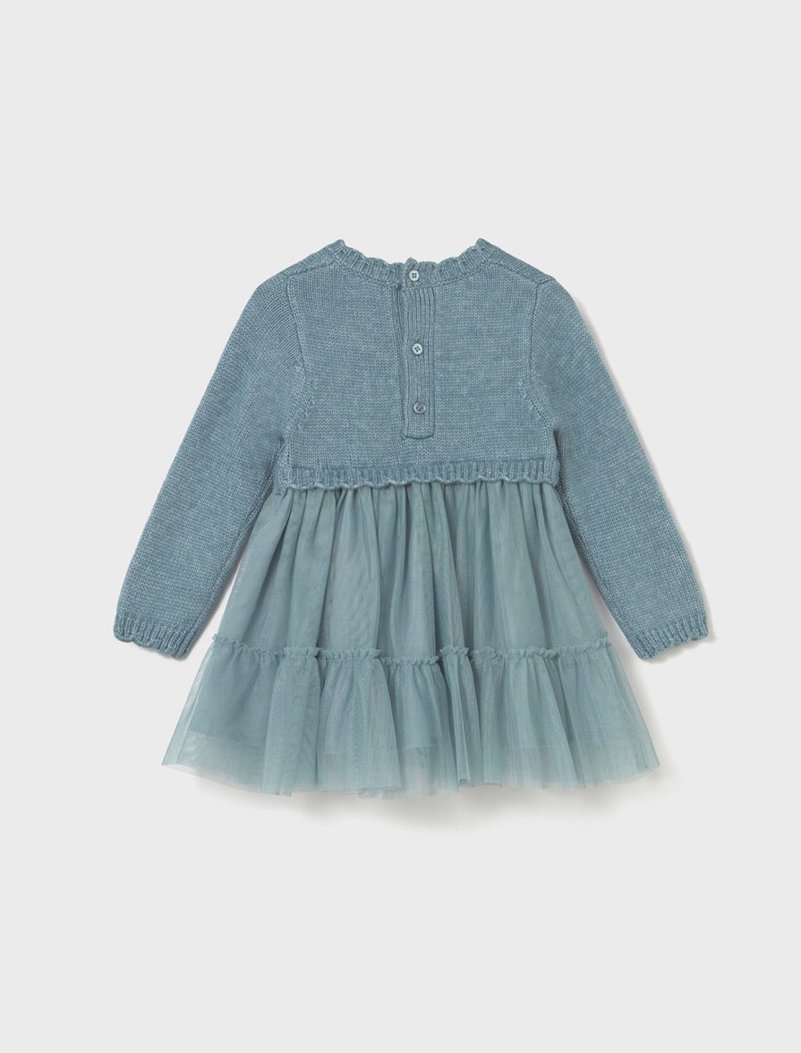 Mayoral Baby Knit and Tulle Dress