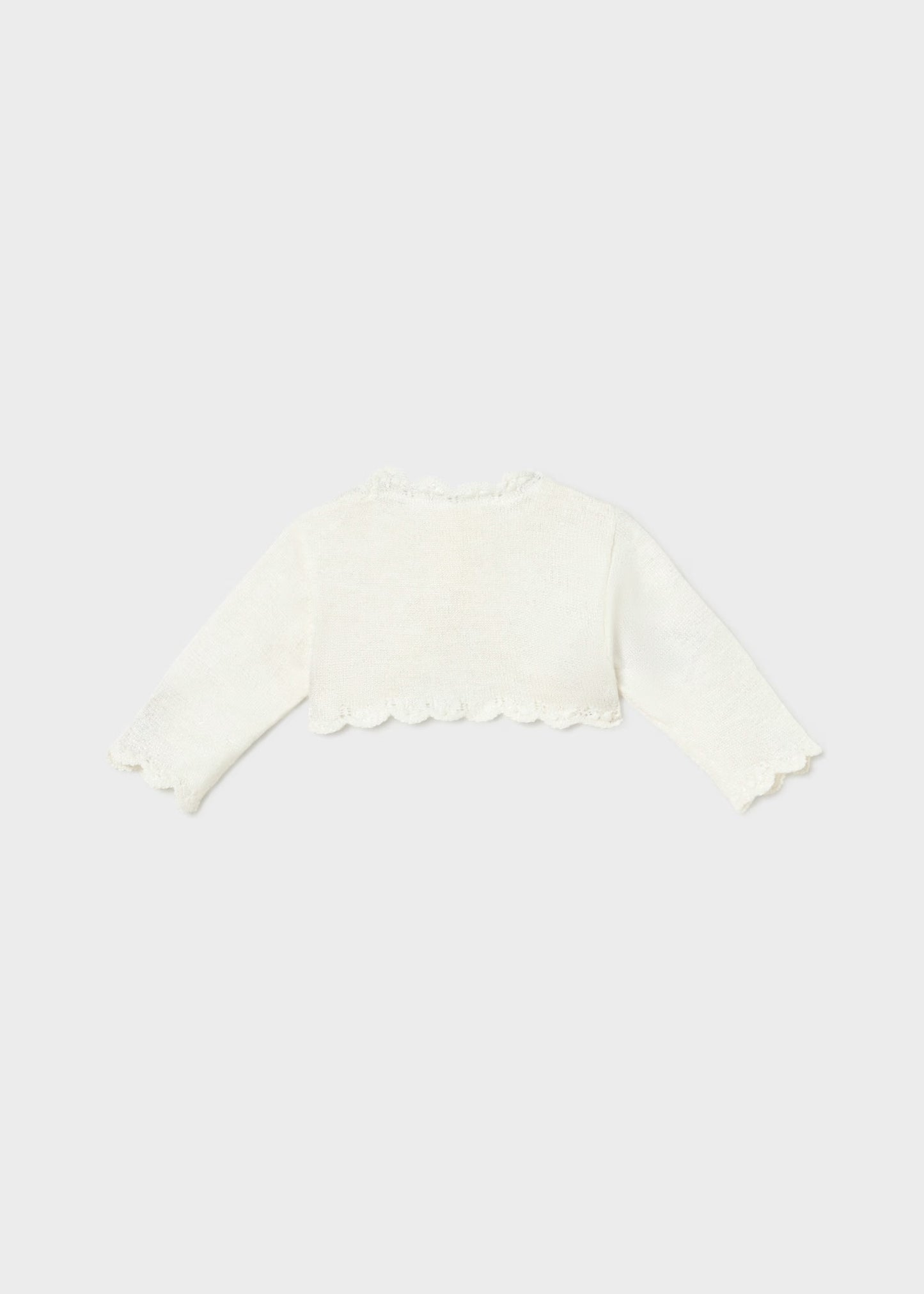 Mayoral Newborn Girl Crop Knit Cardigan