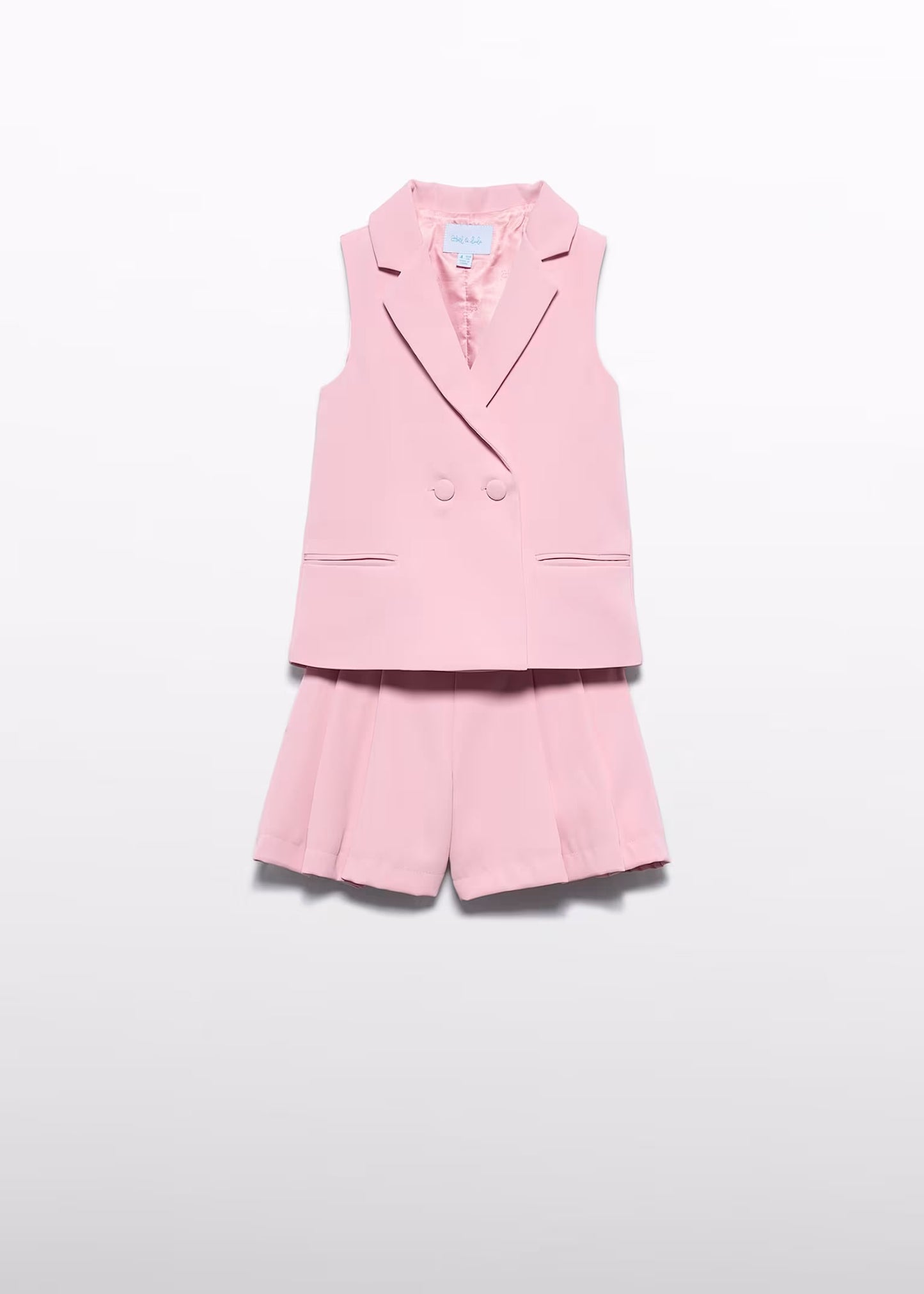 Abel & Lula 2pc Vest & Shorts Set