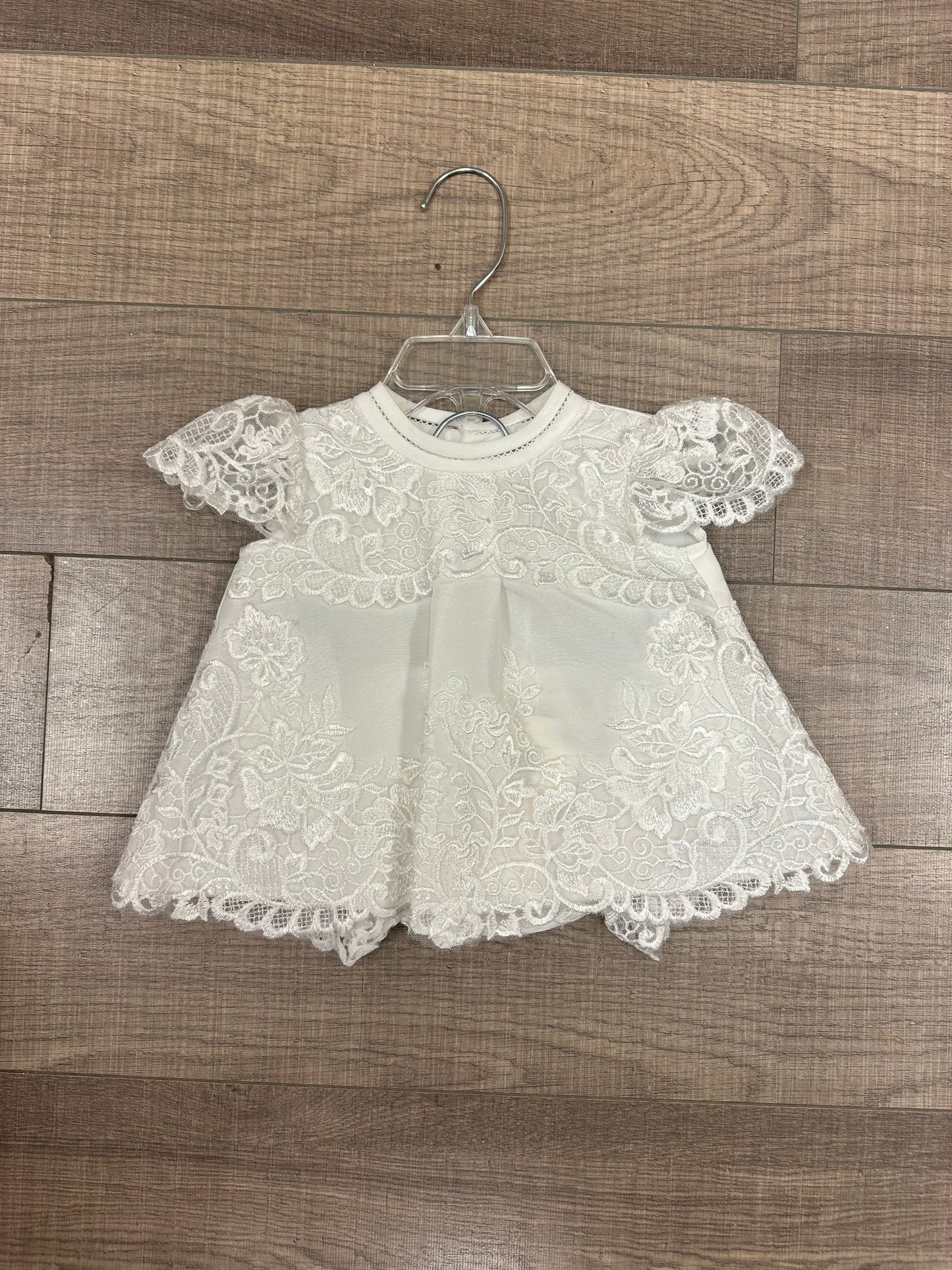 Infant Dress w/Lace Bodice/Hemline