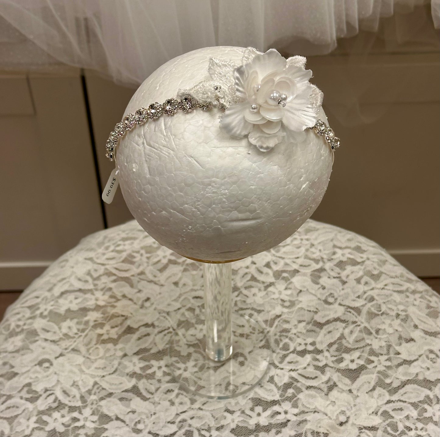 Rhinestone Headband with Appliqué