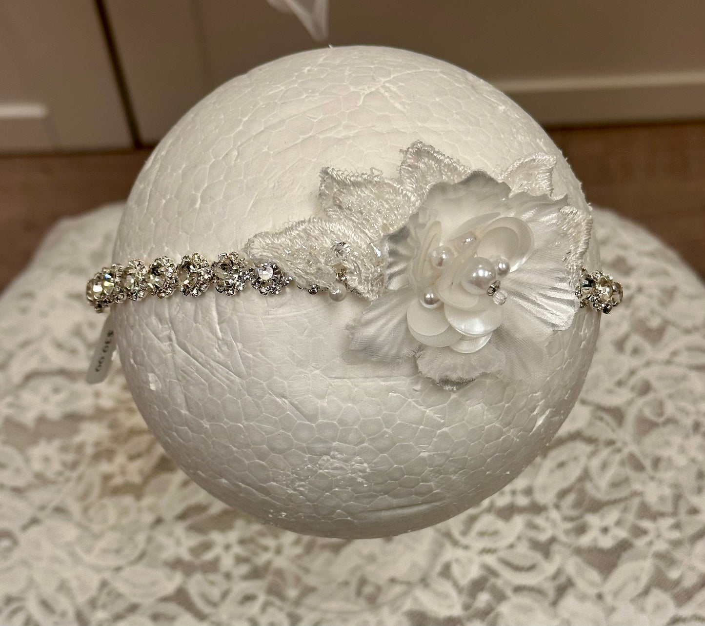 Rhinestone Headband with Appliqué