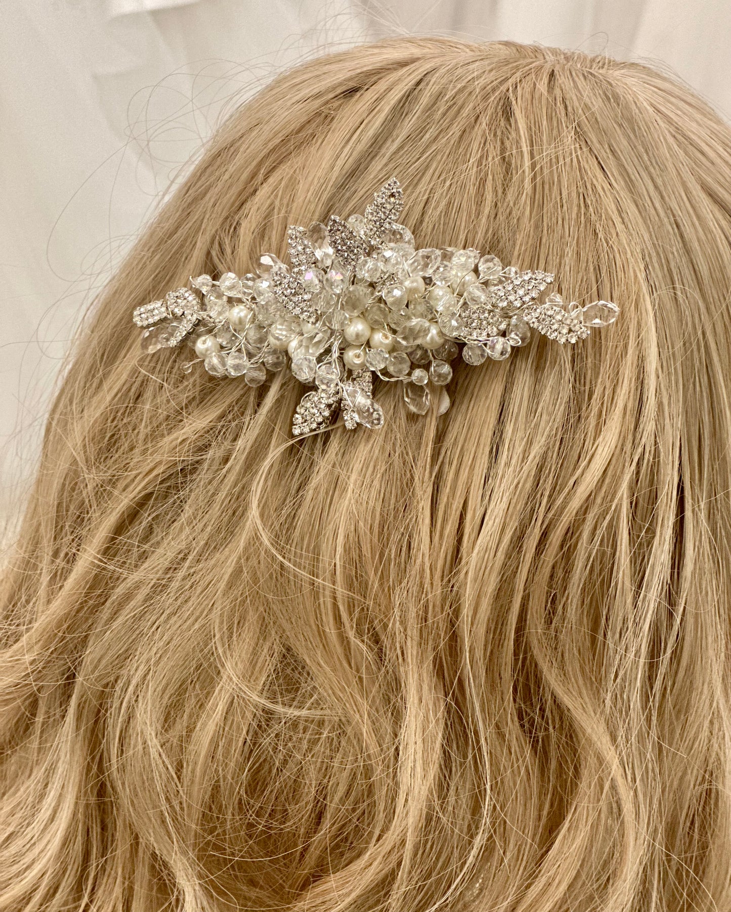 Rhinestone Pearl Hairclip