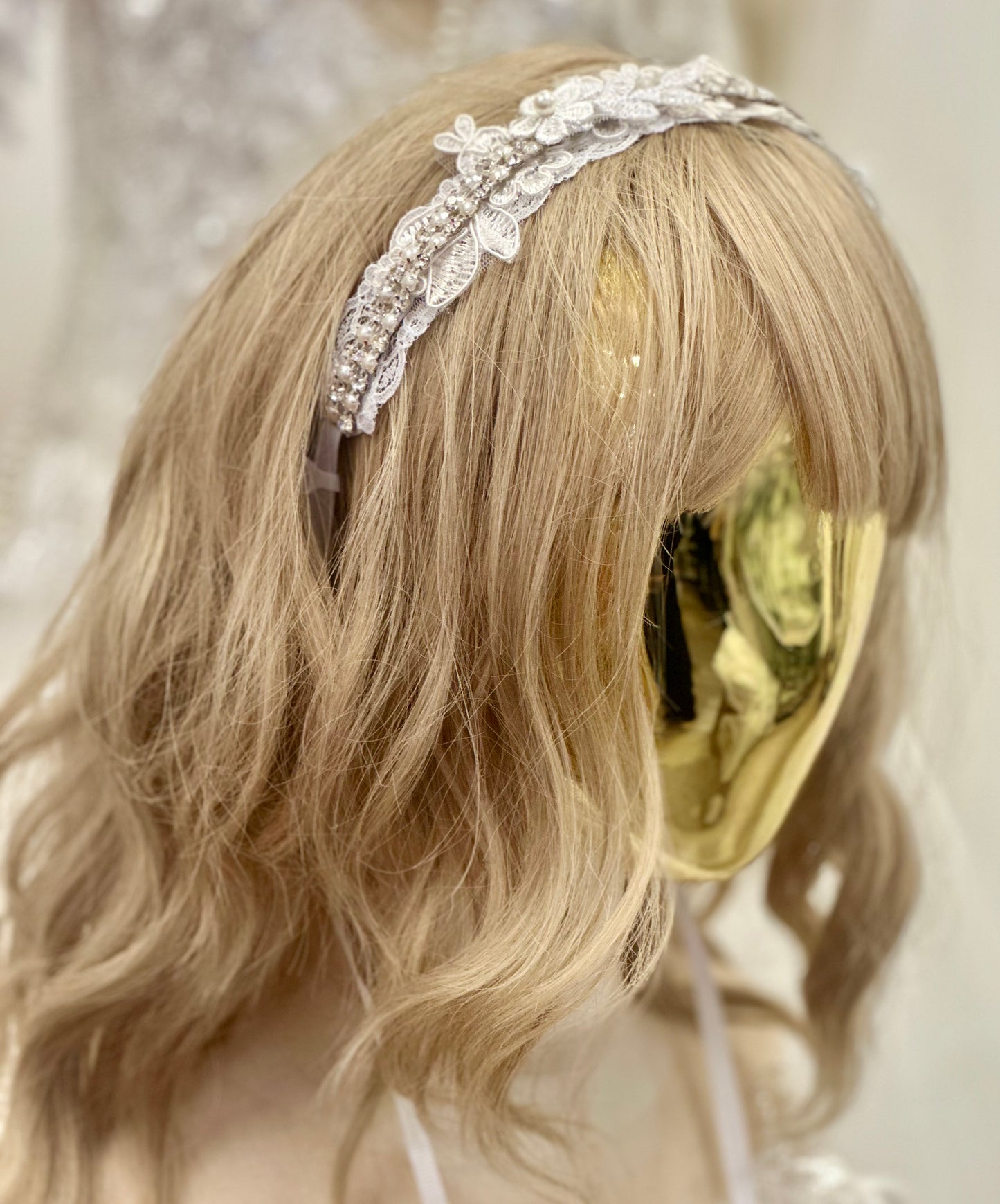 Girls Rhinestone/Floral Headband