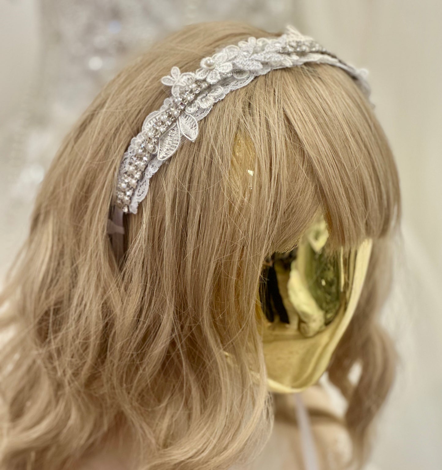 Girls Rhinestone/Floral Headband