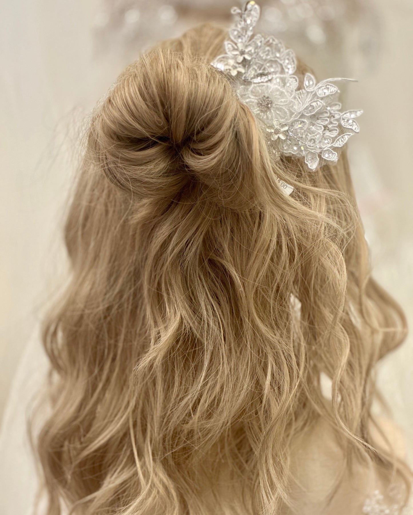 Girls Rhinestone Floral Comb