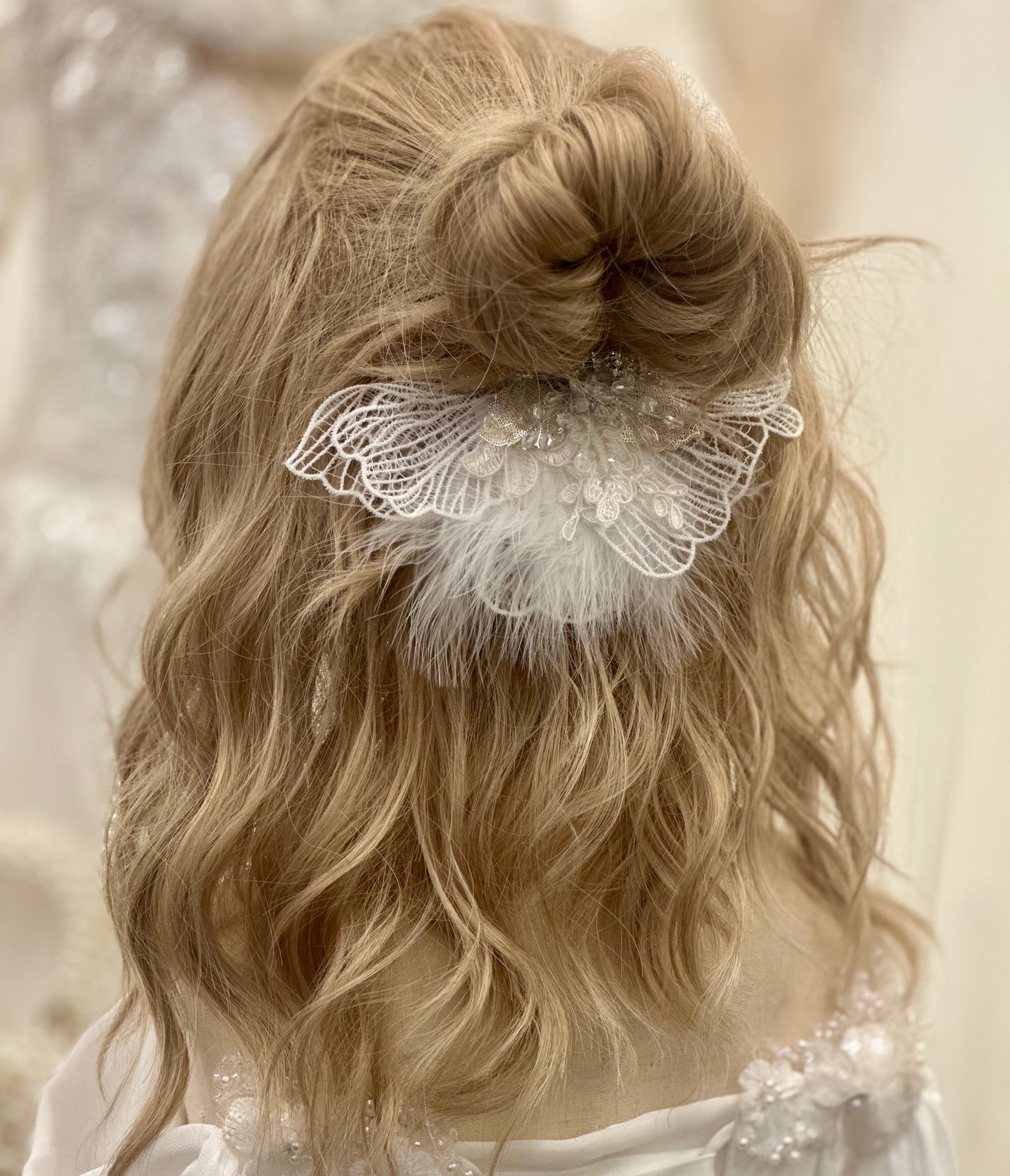Girls Rhinestone Floral Comb