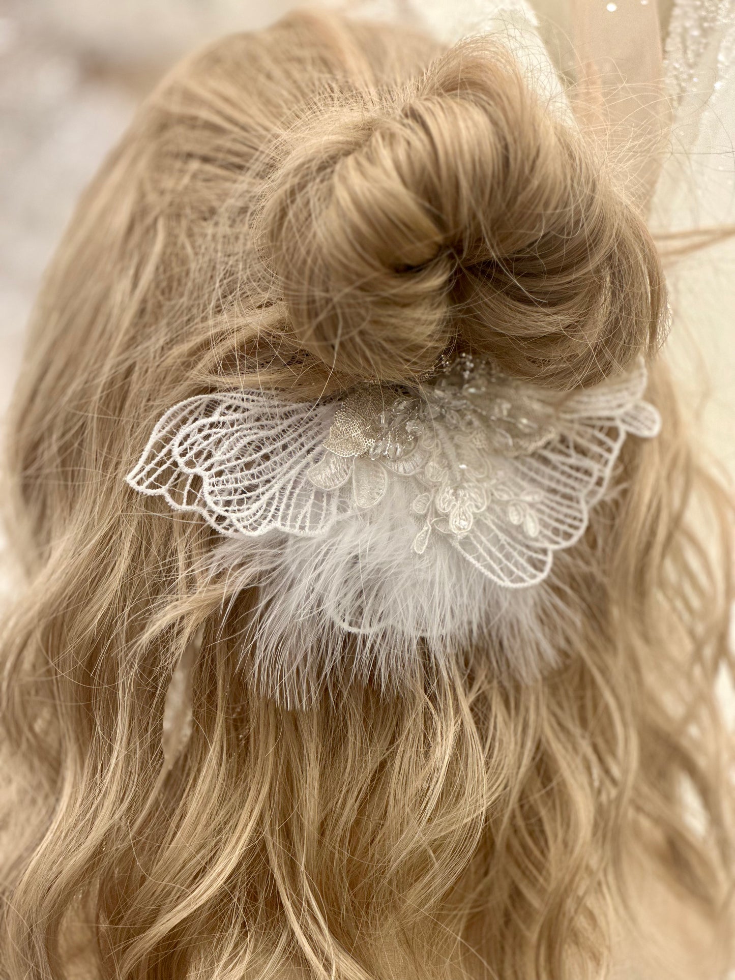 Girls Rhinestone Floral Comb