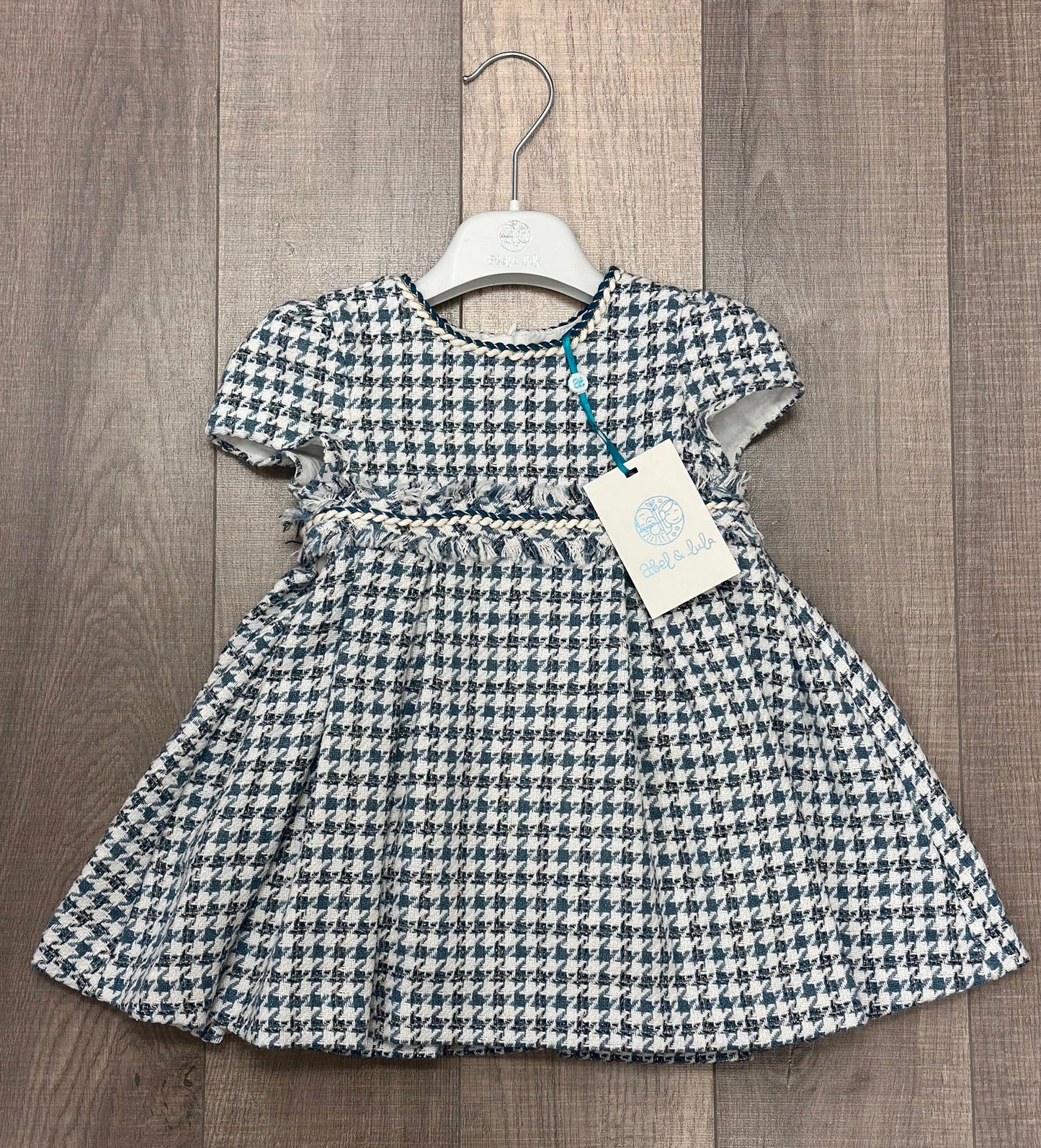 Abel & Lula Houndstooth Check Dress