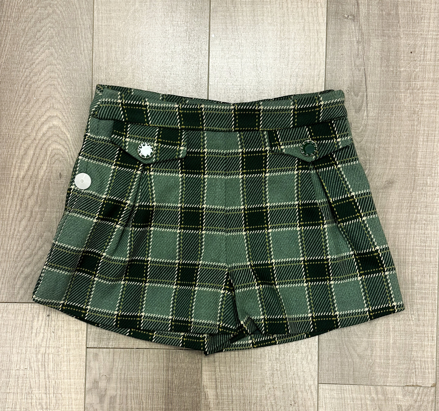 Abel & Lula LS Shirt & Plaid Shorts