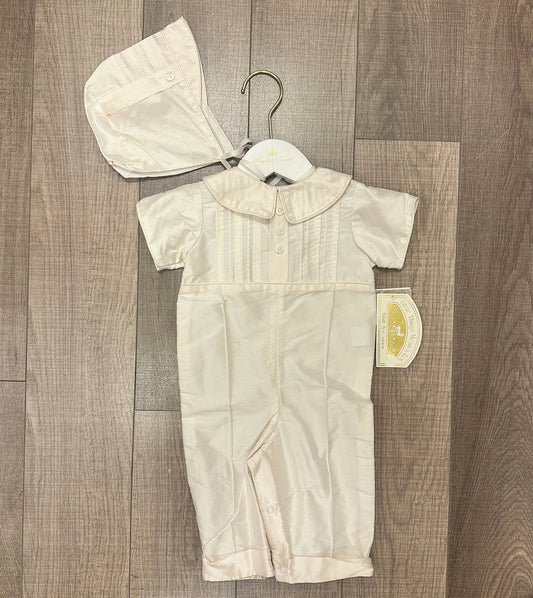Boys Dupioni Silk 1pc w/Pintuck