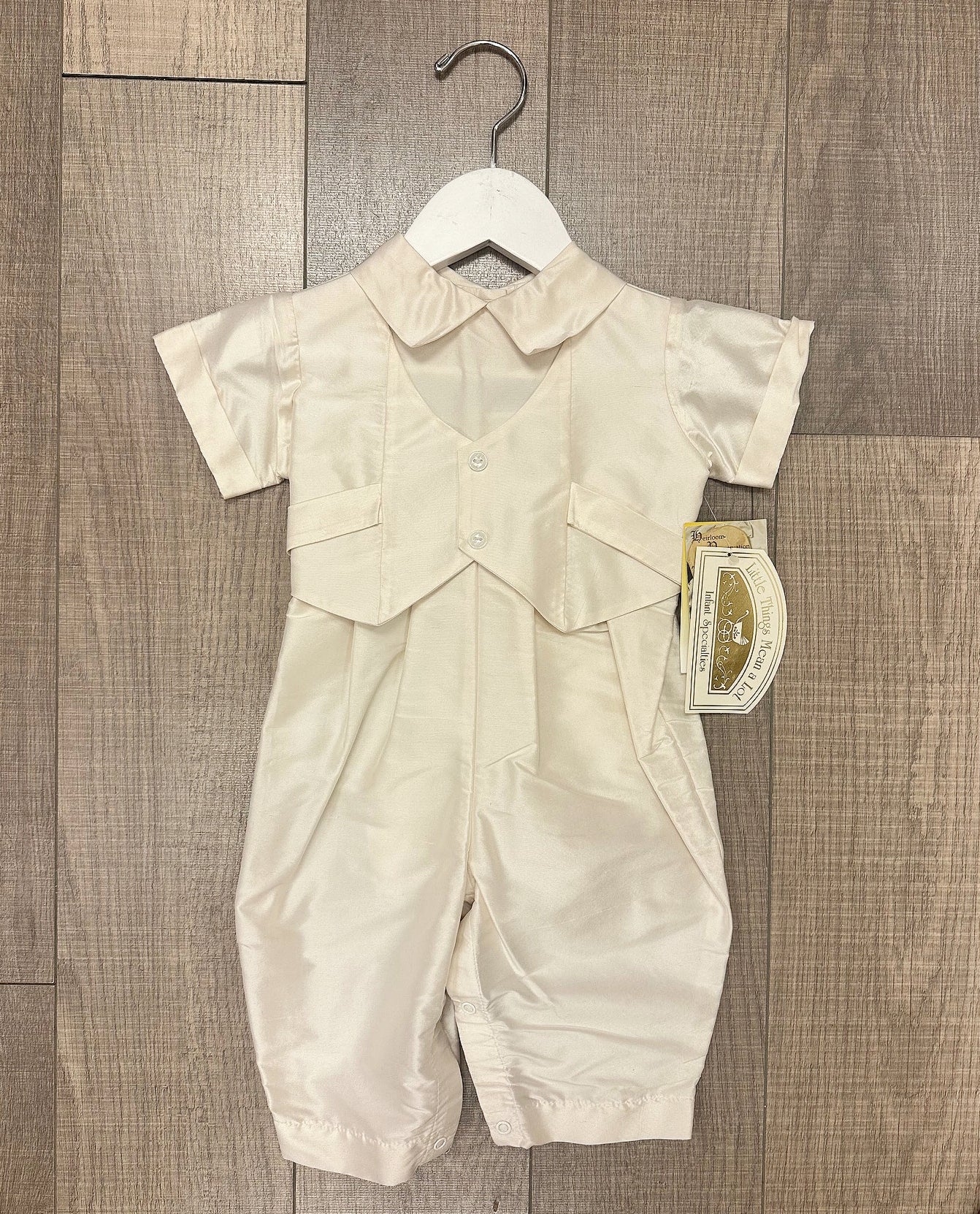 Boys Dupioni Silk 1pc w/Vest & Hat