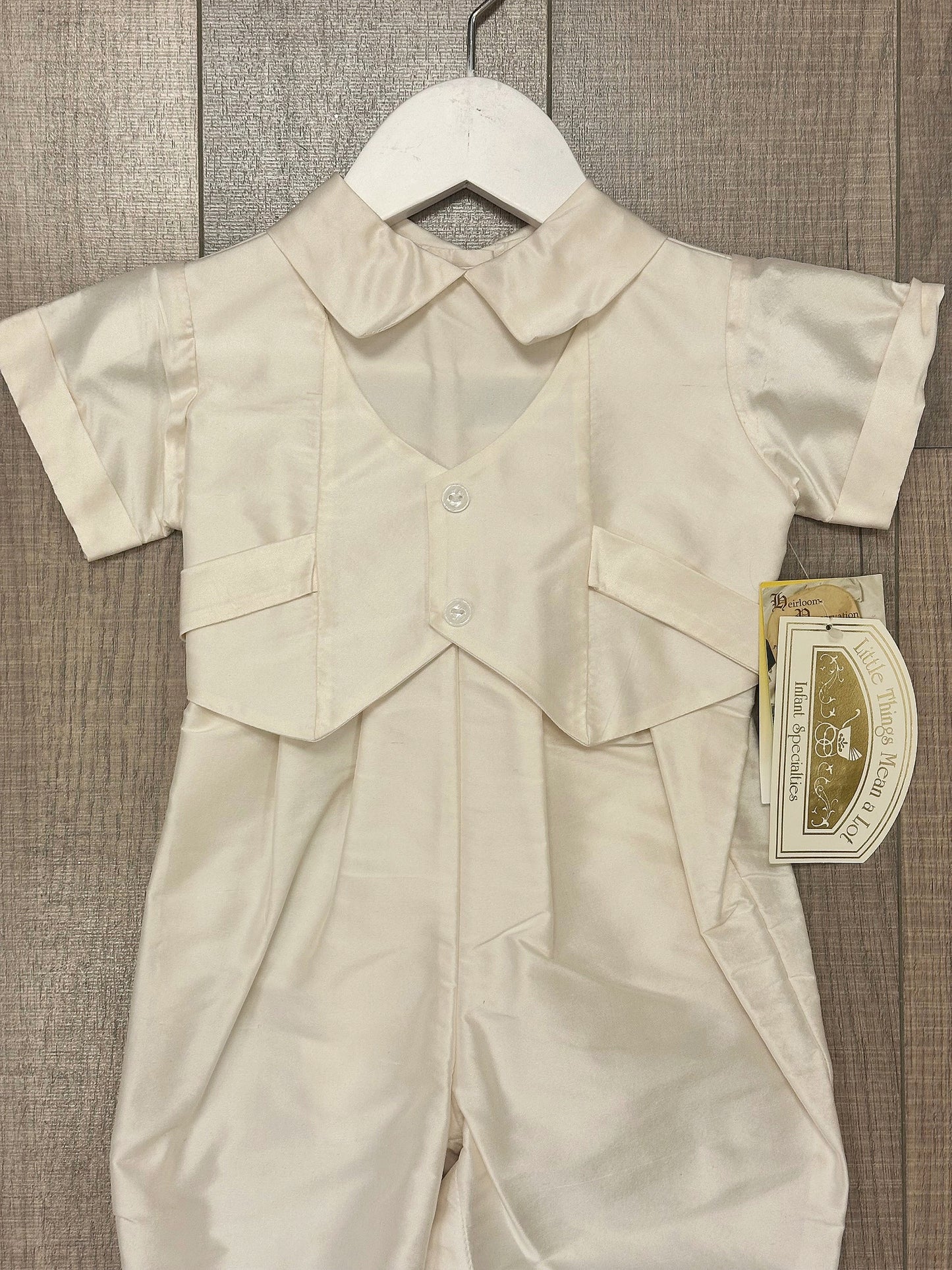 Boys Dupioni Silk 1pc w/Vest & Hat