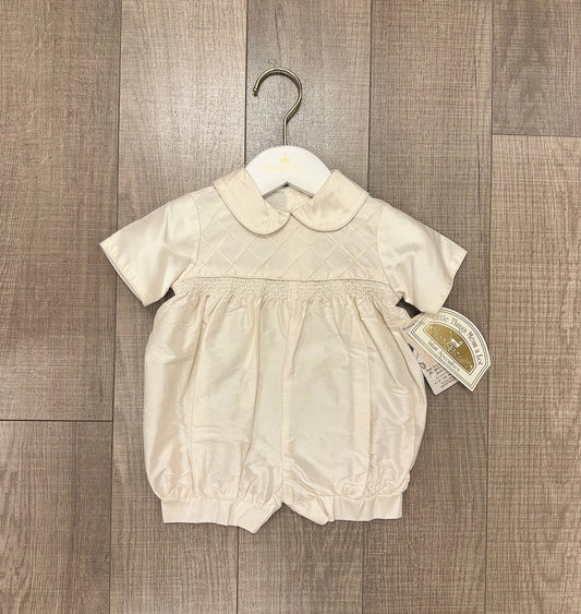 Boys Dupioni Silk Romper
