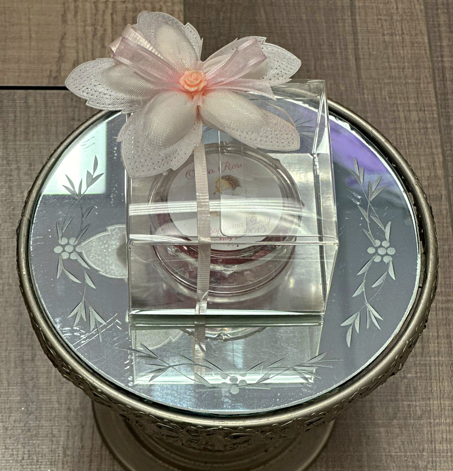 Pink Rosary with Case
