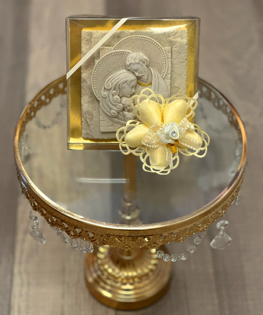 Holy Family Stone Plaque