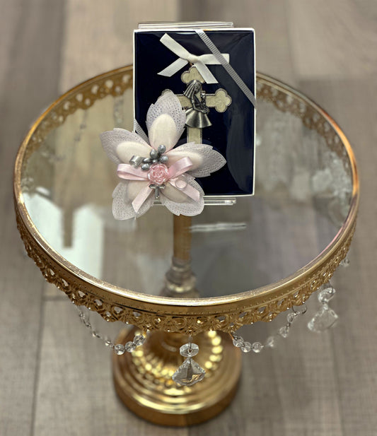 First Communion Girl Hanging Cross