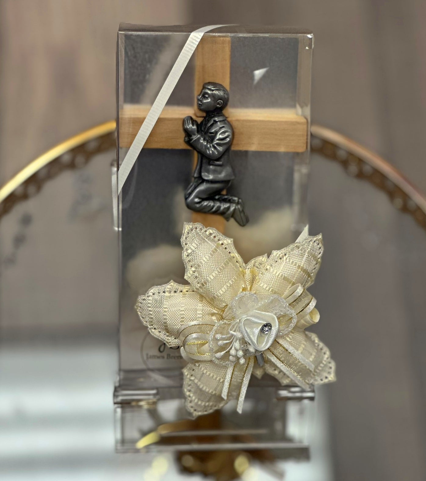 Communion Boy Cross