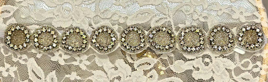 Headband with Rhinestone Applique