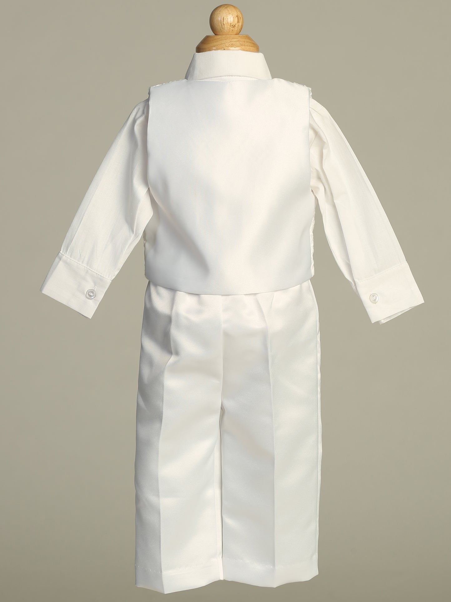 Boys Embroidered Vest Set