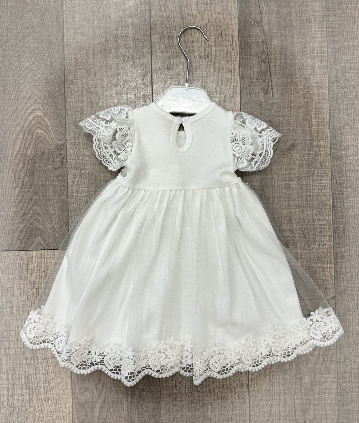 Infant Onesie w/Skirt Overlay, Headband