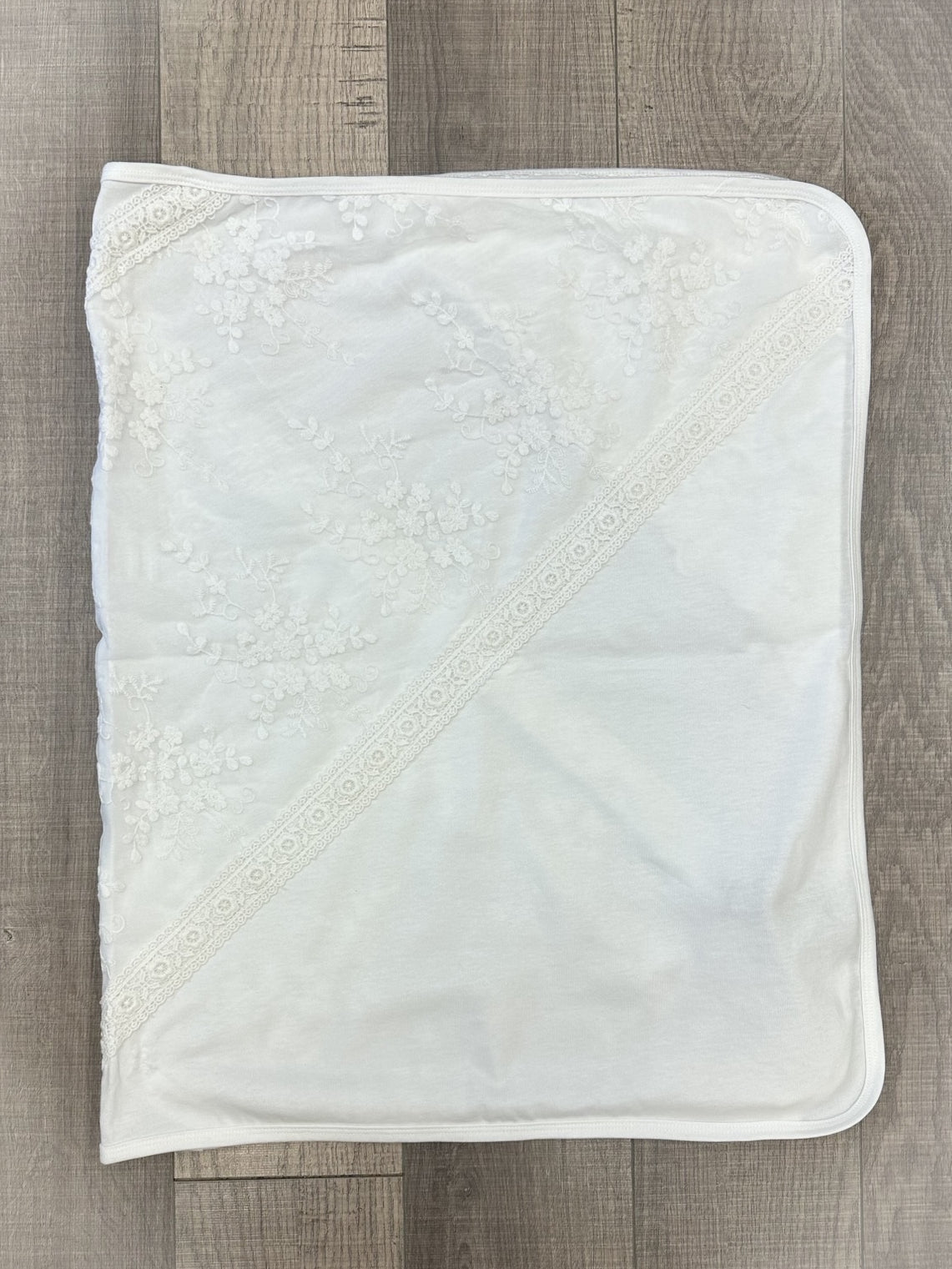 Ivory Embroidered Blanket