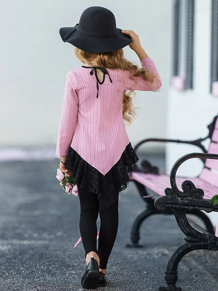 Fine Line Lace Tunic & Legging Set