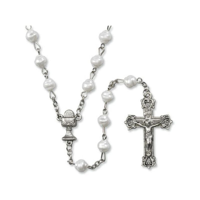 First Communion Font w/Rosary