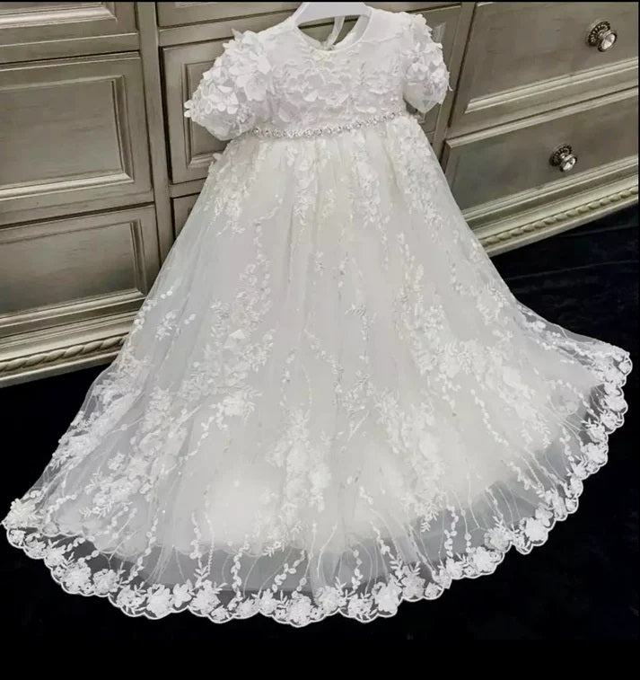 Teter Warm Baptism Gown w/Bonnet