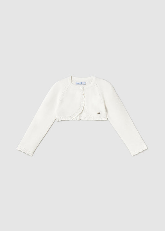 Mayoral Girl Cropped Cardigan