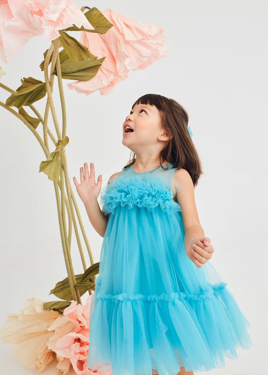 Abel & Lula Tulle Dress With Volume