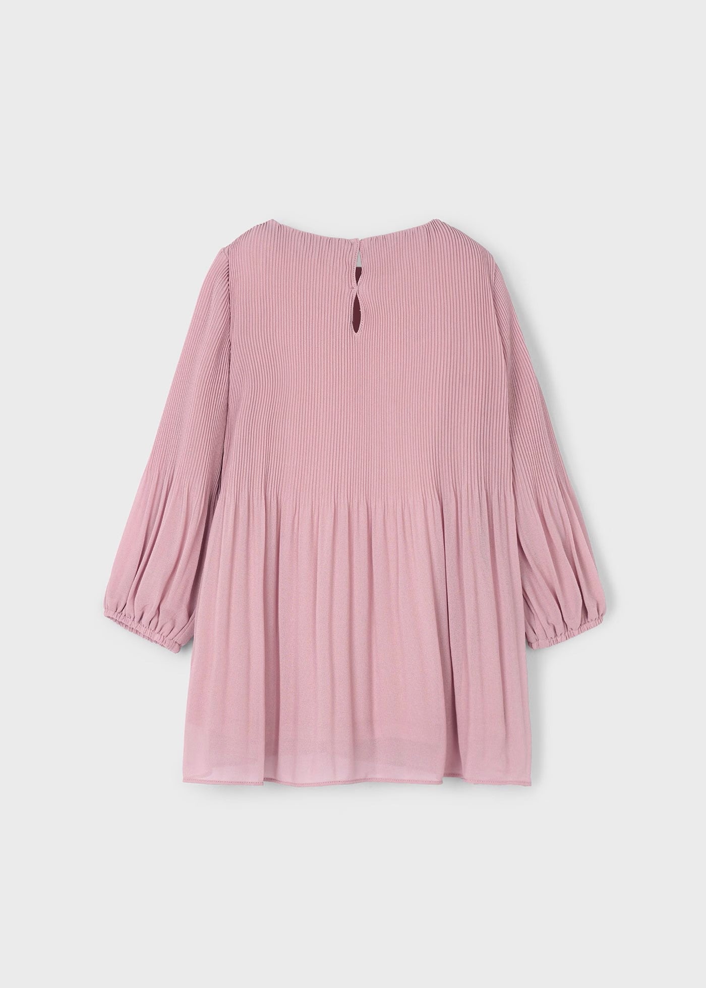 Mayoral Girl Pleated Chiffon Dress