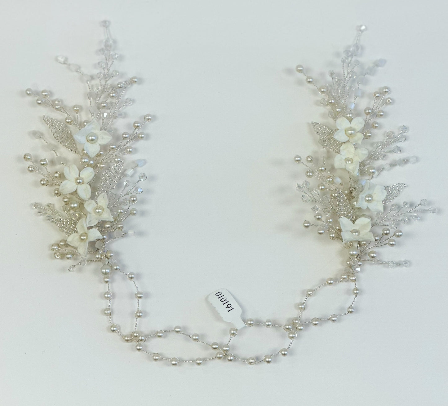 ST Crystal/Pearl Flower Headpiece